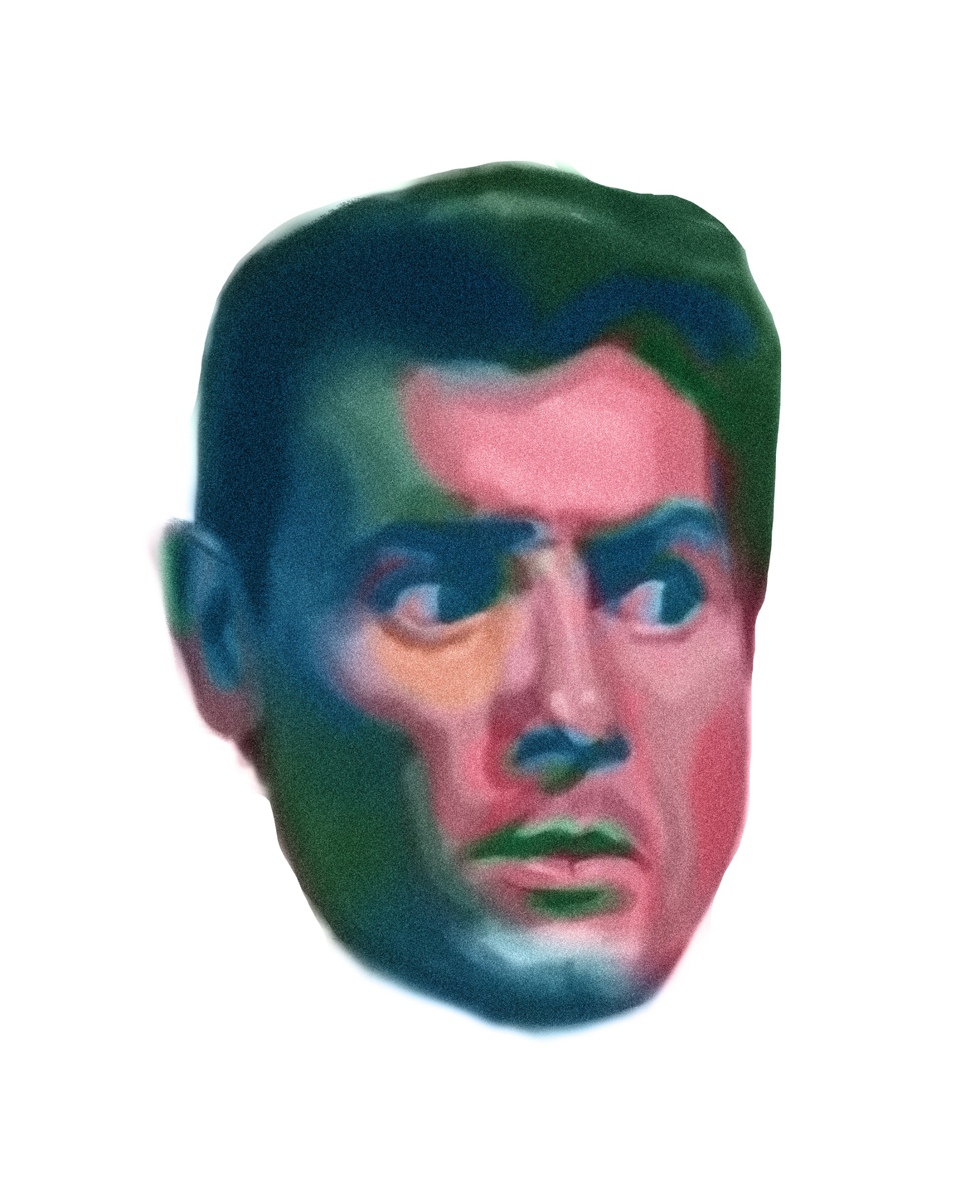 Shoukry, digital painting print